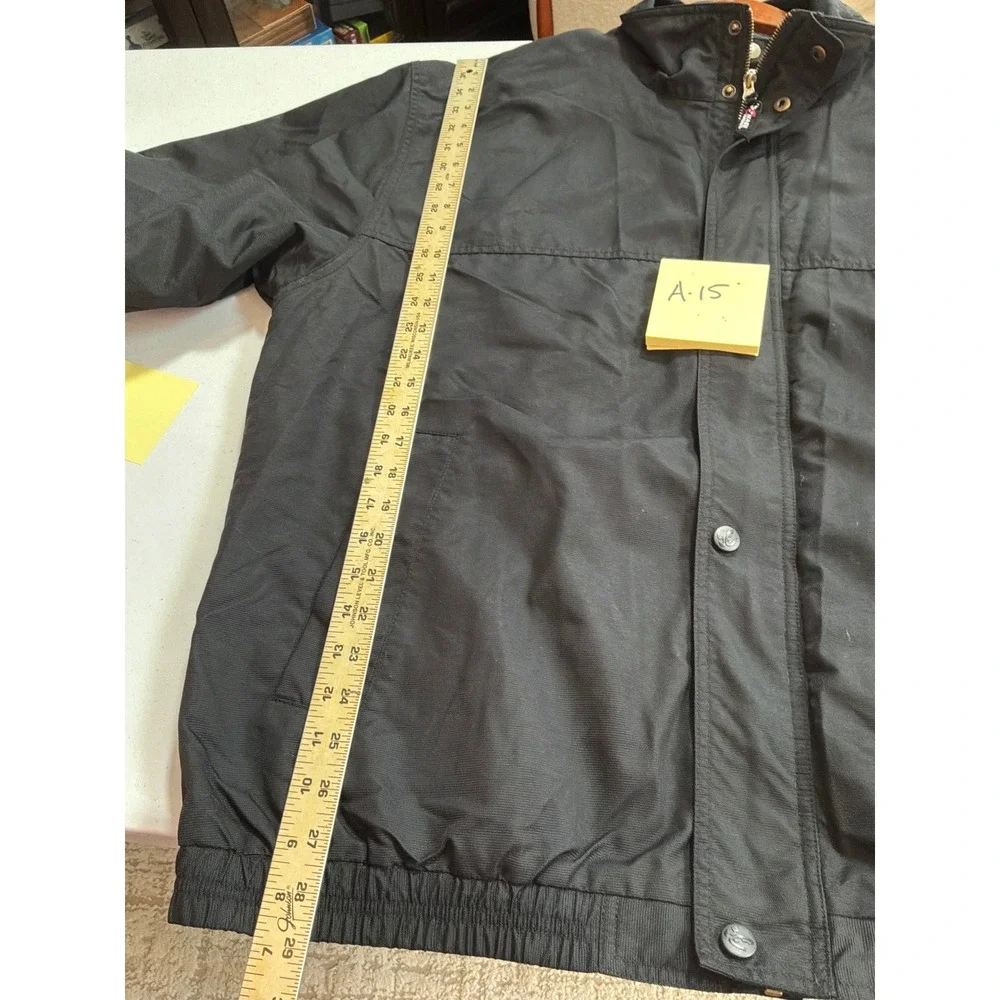 Chase Authentics Penske Racing Jacket Mens XL Black Nylon Full Zip Bomber M659